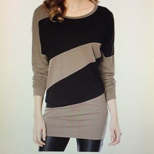 Coffee and Black Tunic